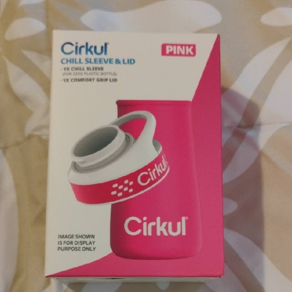 Cirkul Pink Chill Sleeve & Lid